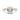 Prong Set Emerald Cut Hidden Halo Engagement Ring – Emerald Cut Emerald Engagement Ring in 18K Gold | Just Brilliant – view 8