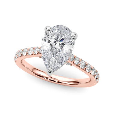 Ps Hidden Halo Engagement – Lab Diamond Jewelry in 18K Gold | Just Brilliant – view 10