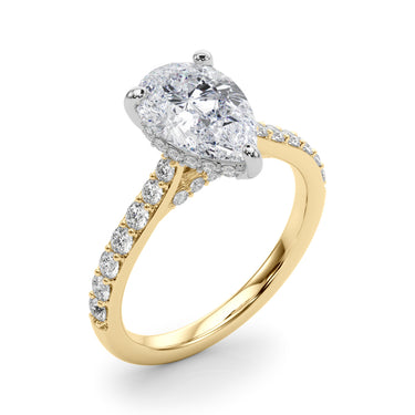 Ps Hidden Halo Engagement – Lab Diamond Jewelry in 18K Gold | Just Brilliant – view 9
