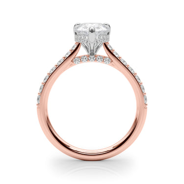 Ps Hidden Halo Engagement – Lab Diamond Jewelry in 18K Gold | Just Brilliant – view 11