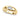 Domed Bezel Set Oval Engagement Ring – Oval Lab Diamond Engagement Ring in 18K Gold | Just Brilliant – angle view