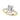 Accented Trellis Emerald Cut Engagement Ring – Emerald Cut Emerald Engagement Ring in 18K Gold | Just Brilliant – angle view