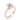 Accented Trellis Emerald Cut Engagement Ring – Emerald Cut Emerald Engagement Ring in 18K Gold | Just Brilliant – view 13