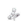 Cobra Ring by Just Brilliant – 4.07ct lab-grown diamond ring in 18K white gold, handcrafted in Italy