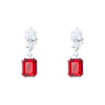 Royal Spade Earrings by Just Brilliant – distinctive lab diamond earrings, Monte Carlo Collection