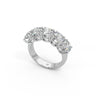 Eternal Cascade Ring by Just Brilliant – 2.5ct five-stone lab diamond ring in 18K white gold