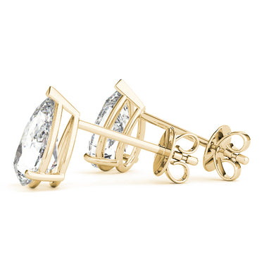 10mm 4Pr Prong V Cnr Ear 2Wi – Lab Diamond Jewelry in 18K Gold | Just Brilliant – view 9