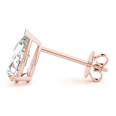 10mm 4Pr Prong V Cnr Ear 2Wi – Lab Diamond Jewelry in 18K Gold | Just Brilliant – view 12