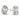 Oval Solitaire Basket Studs – Oval Lab Diamond Stud Earrings in 18K Gold | Just Brilliant – close-up view