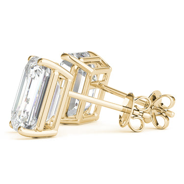 10mm 4Pr Em 2Wire Ear – Lab Diamond Jewelry in 18K Gold | Just Brilliant – view 9