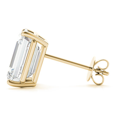 10mm 4Pr Em 2Wire Ear – Lab Diamond Jewelry in 18K Gold | Just Brilliant – view 7