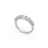 Harmony Halo Ring by Just Brilliant – 3.2ct lab diamond arc ring in 18K gold