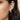 Lgd 5-Stone Hoop Earrings – Lab Diamond Hoop Earrings in 18K Gold | Just Brilliant – angle view