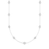 Lgd Stationary Necklace – Radiant Lab Diamond Necklace in 18K Gold | Just Brilliant