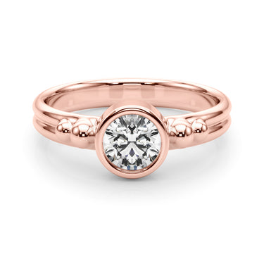 Bezel Set Fashion Ring – Lab Diamond Ring in 18K Gold | Just Brilliant – view 11