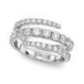 Split Shank Swirl Ring – Radiant Lab Diamond Ring in 18K Gold | Just Brilliant