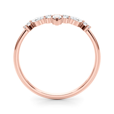 85221 Marquise & Round Band – Marquise Lab Diamond Band in 18K Gold | Just Brilliant – view 10