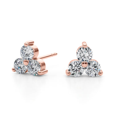 40342-1/2 Earrings 3 Stone – Lab Diamond Earrings in 18K Gold | Just Brilliant – view 14