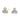 40342-1/2 Earrings 3 Stone – Lab Diamond Earrings in 18K Gold | Just Brilliant – view 9