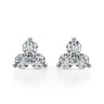 40342-1/2 Earrings 3 Stone – Radiant Lab Diamond Earrings in 18K Gold | Just Brilliant