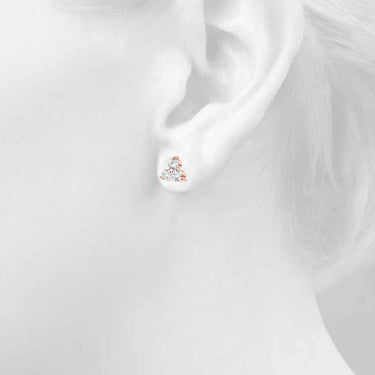 40342-1/2 Earrings 3 Stone – Lab Diamond Earrings in 18K Gold | Just Brilliant – view 15