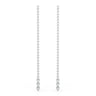 Lab-Grown Diamond Graduating Drop Earrings – Radiant Lab Diamond Drop Earrings in 18K Gold | Just Brilliant
