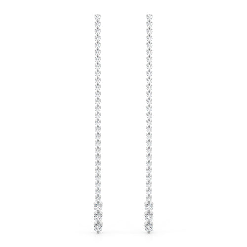 Lab-Grown Diamond Graduating Drop Earrings