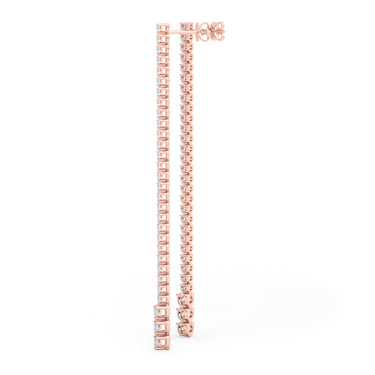 Lab-Grown Diamond Graduating Drop Earrings – Lab Diamond Drop Earrings in 18K Gold | Just Brilliant – view 13