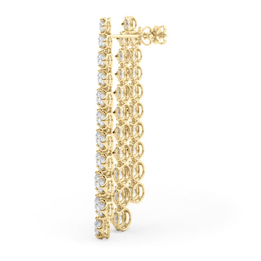 41114-2.25 Earrings – Lab Diamond Earrings in 18K Gold | Just Brilliant – view 8