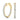 Classic Inside Out U-Prong Hoop Earrings – Lab Diamond Hoop Earrings in 18K Gold | Just Brilliant – angle view