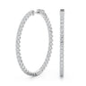 41005-05-41mm-1.6 Inch 4 Prong Round Hoo – Radiant Lab Diamond Jewelry in 18K Gold | Just Brilliant