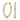 Inside-Out Shared Prong Round Hoop Earrings – Round Lab Diamond Hoop Earrings in 18K Gold | Just Brilliant – angle view