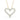 Shared Prong Heart Shape Pendant Necklace – Heart-Shaped Lab Diamond Necklace in 18K Gold | Just Brilliant – side view