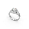 Mystique Spin Ring by Just Brilliant – 1ct sculptural lab diamond ring in 18K white gold