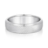 6mm Standard Weight Mens Band – Radiant Lab Diamond Men's Band in 18K Gold | Just Brilliant