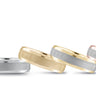 6mm Standard Weight Mens Band – Radiant Lab Diamond Men's Band in 18K Gold | Just Brilliant