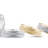 6mm Standard Weight Mens Band – Radiant Lab Diamond Men's Band in 18K Gold | Just Brilliant