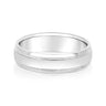 6mm Standard Weight Mens Band – Radiant Lab Diamond Men's Band in 18K Gold | Just Brilliant