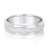 6mm Standard Weight Mens Band – Radiant Lab Diamond Men's Band in 18K Gold | Just Brilliant