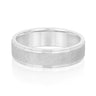 6mm Standard Weight Mens Band – Radiant Lab Diamond Men's Band in 18K Gold | Just Brilliant