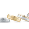 6mm Standard Weight Mens Band – Radiant Lab Diamond Men's Band in 18K Gold | Just Brilliant
