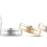 6mm Standard Weight Mens Band – Radiant Lab Diamond Men's Band in 18K Gold | Just Brilliant