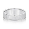 6mm Standard Weight Mens Band – Radiant Lab Diamond Men's Band in 18K Gold | Just Brilliant