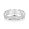 6mm Standard Weight Mens Band – Radiant Lab Diamond Men's Band in 18K Gold | Just Brilliant