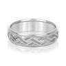 6mm Standard Weight Mens Band – Radiant Lab Diamond Men's Band in 18K Gold | Just Brilliant