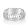 7mm Standard Weight Mens Band – Radiant Lab Diamond Men's Band in 18K Gold | Just Brilliant