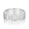 6mm Standard Weight Mens Band – Radiant Lab Diamond Men's Band in 18K Gold | Just Brilliant