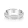6mm Standard Weight Mens Band – Radiant Lab Diamond Men's Band in 18K Gold | Just Brilliant