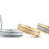 6mm Standard Weight Mens Band – Radiant Lab Diamond Men's Band in 18K Gold | Just Brilliant