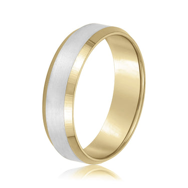6mm Standard Weight Mens Band – Lab Diamond Men's Band in 18K Gold | Just Brilliant – view 8